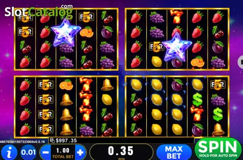 Скрин4. Lightning Fruits Quad слот