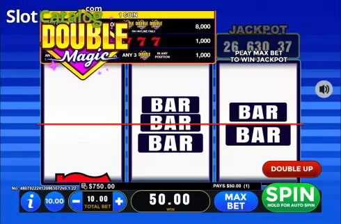 Скрин4. Double Magic (GMW) слот