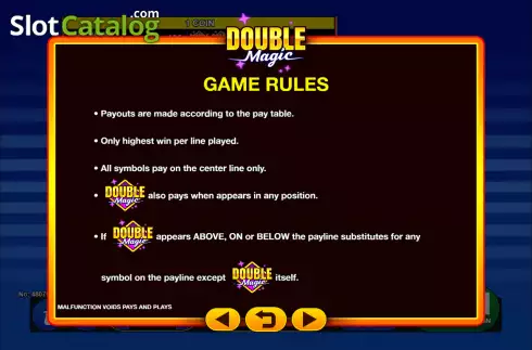 Скрин6. Double Magic (GMW) слот