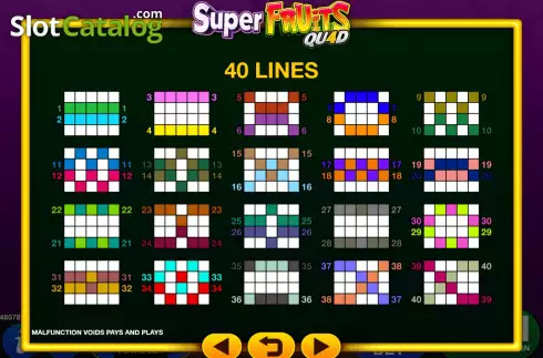 Скрин6. Super Fruit Quad слот