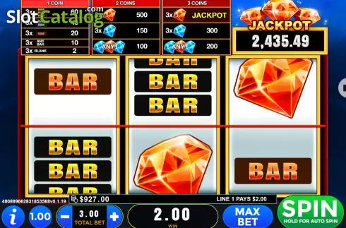 Скрин4. Red Diamonds слот