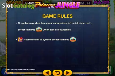 Скрин6. Princess of the Jungle слот
