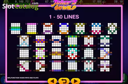 Скрин9. Joker's Go Wild слот