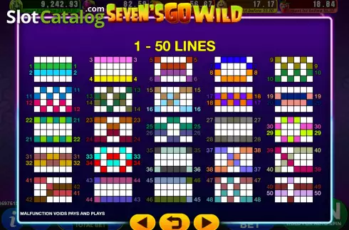 Скрин9. Seven's Go Wild слот