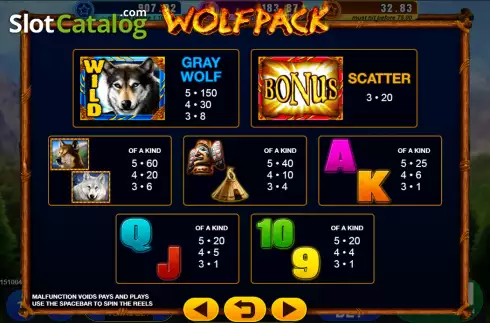 Скрин4. Wolfpack слот