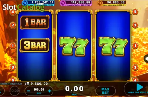 Скрин2. Double Gold Bars слот