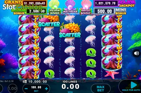 Скрин2. Octopus Deluxe слот