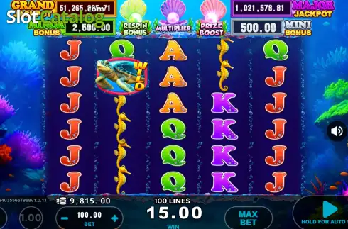 Скрин3. Sea Turtle Deluxe слот