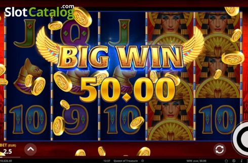 Скрин5. Queen of Treasure (GONG Gaming Technologies) слот