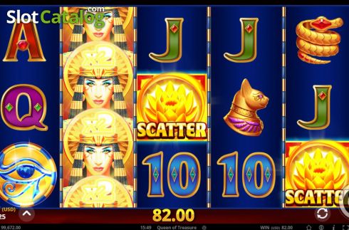 Скрин4. Queen of Treasure (GONG Gaming Technologies) слот