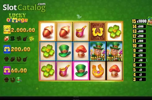 Скрин2. Lucky O'Mega слот