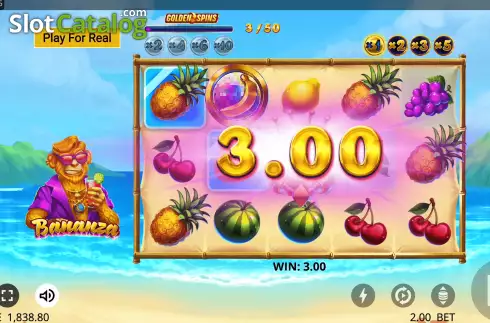 Скрин5. Bananza (GONG Gaming Technologies) слот