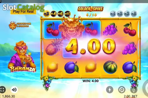 Скрин8. Bananza (GONG Gaming Technologies) слот