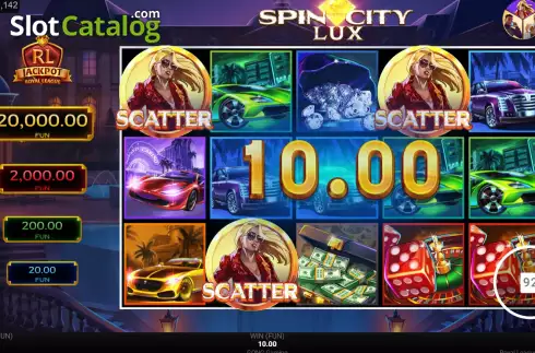 Скрин5. Royal League Spin City Lux слот