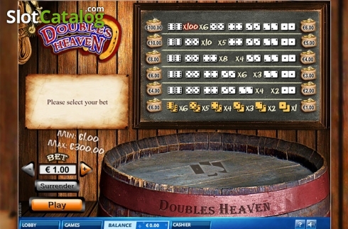 Скрин2. Doubles Heaven слот