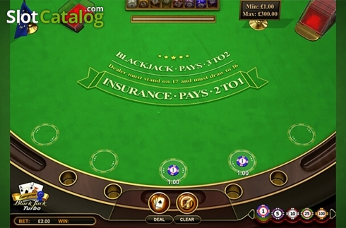 Скрин2. European Blackjack Turbo (GVG) слот