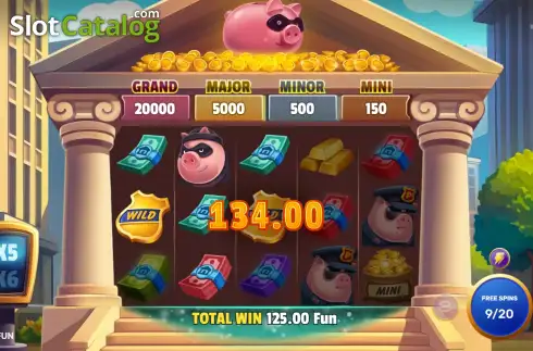 Скрин3. Gangsta Piggy слот