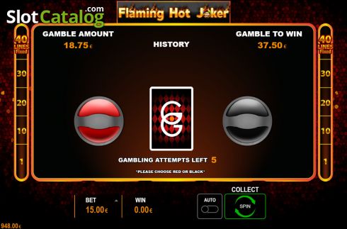 Скрин5. Flaming Hot Joker слот