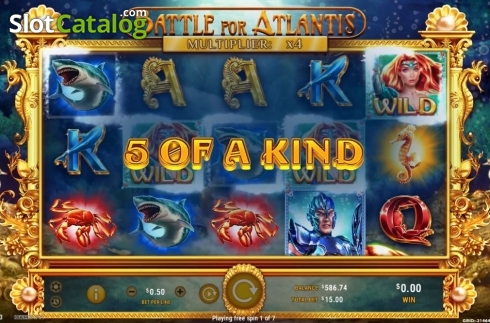 Скрин6. Battle for Atlantis слот