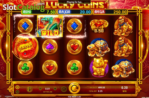 Скрин5. Lucky Coins (GameArt) слот