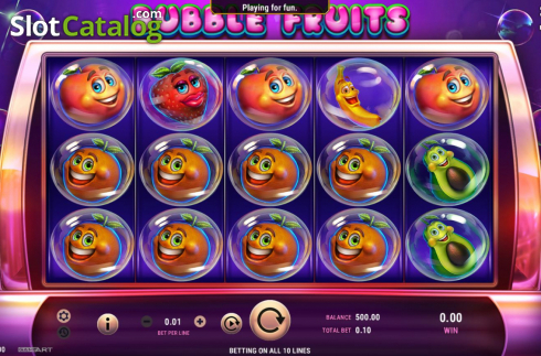 Скрин3. Bubble Fruits слот