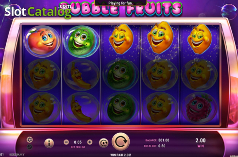 Скрин4. Bubble Fruits слот