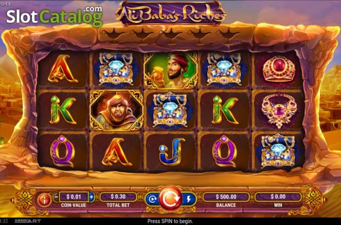 Скрин2. Ali Babas Riches слот