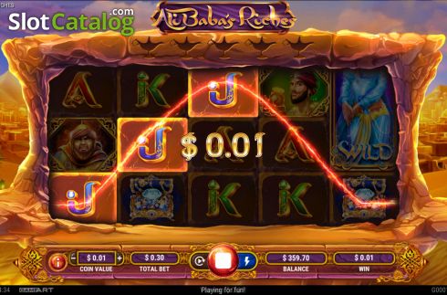 Скрин3. Ali Babas Riches слот