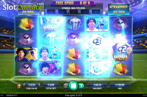 Скрин8. Maradona Hyperways слот
