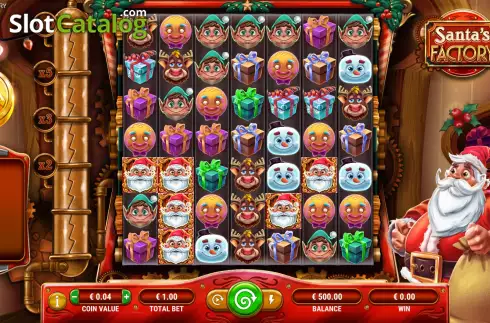 Скрин3. Santa's Factory слот