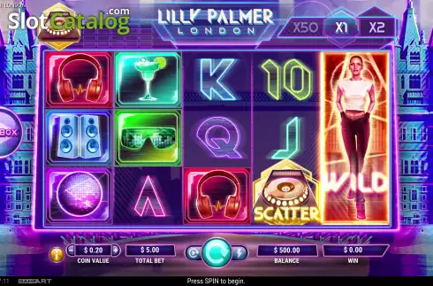 Скрин2. Lilly Palmer London слот