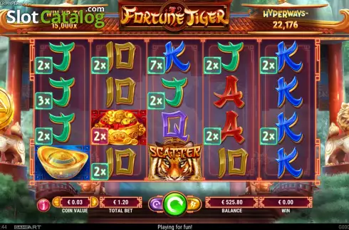 Скрин2. Fortune Tiger HyperWays слот