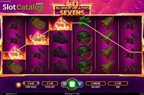 Скрин5. 40 Super Heated Sevens слот