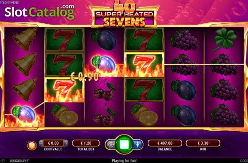 Скрин6. 40 Super Heated Sevens слот