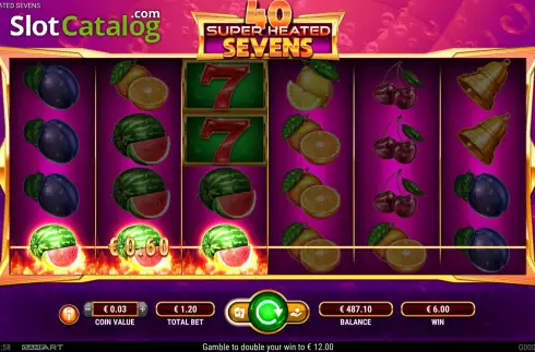 Скрин7. 40 Super Heated Sevens слот