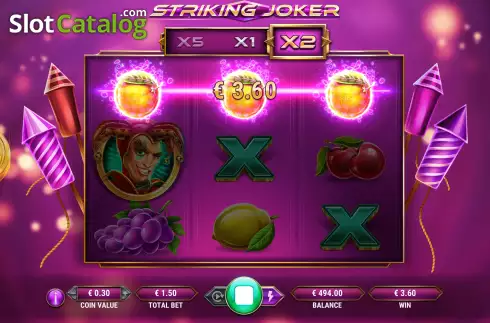 Скрин4. Striking Joker слот