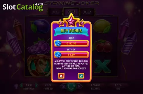 Скрин8. Striking Joker слот