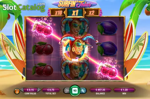 Скрин5. Surfin’ Joker слот