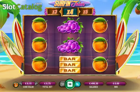 Скрин9. Surfin’ Joker слот