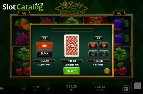 Скрин8. 40 Lucky Sevens слот