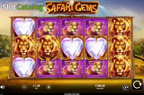 Скрин2. Safari Gems слот