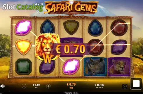 Скрин4. Safari Gems слот