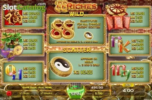 Скрин6. 88 Riches (GameArt) слот