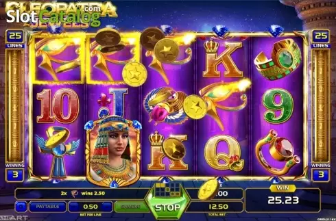Скрин4. Cleopatra Jewels (GameArt) слот