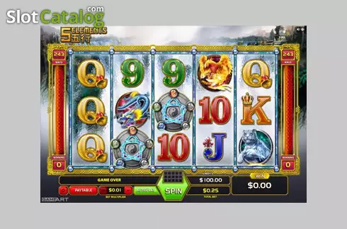 Скрин2. Five Elements слот