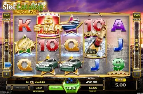 Скрин3. Five Star Luxury слот