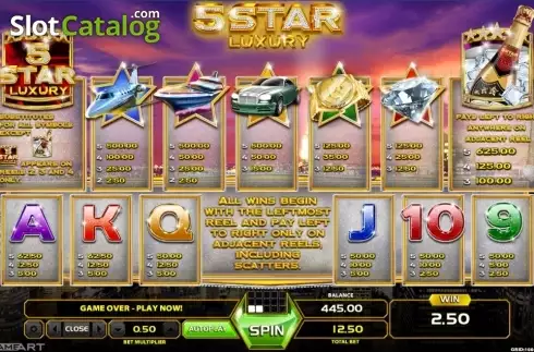 Скрин6. Five Star Luxury слот