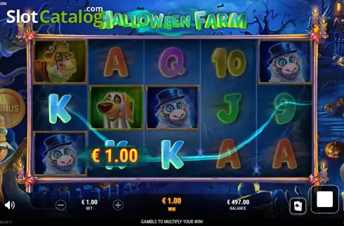 Скрин3. Halloween Farm слот