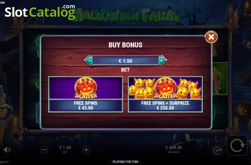Скрин5. Halloween Farm слот
