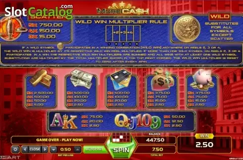 Скрин6. More Cash слот